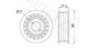 MERCE 1662020019 Deflection/Guide Pulley, v-ribbed belt
